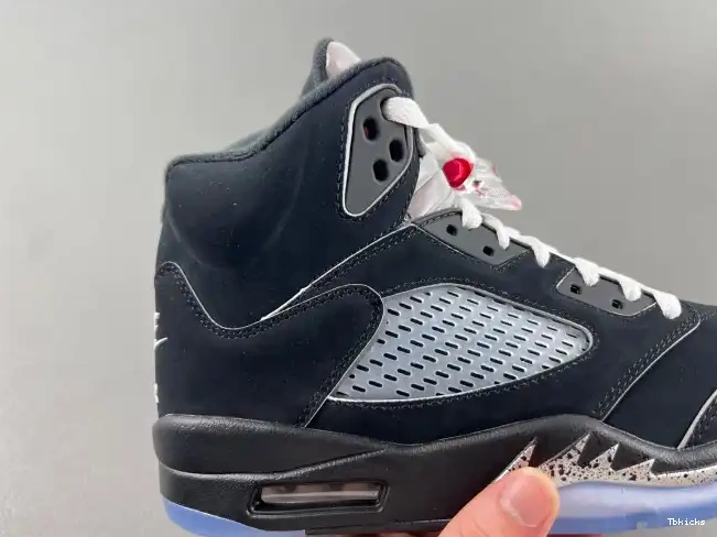 Rep TBK Metallic HF3975-001 Air Jordan 5 Reimagined Black 0613